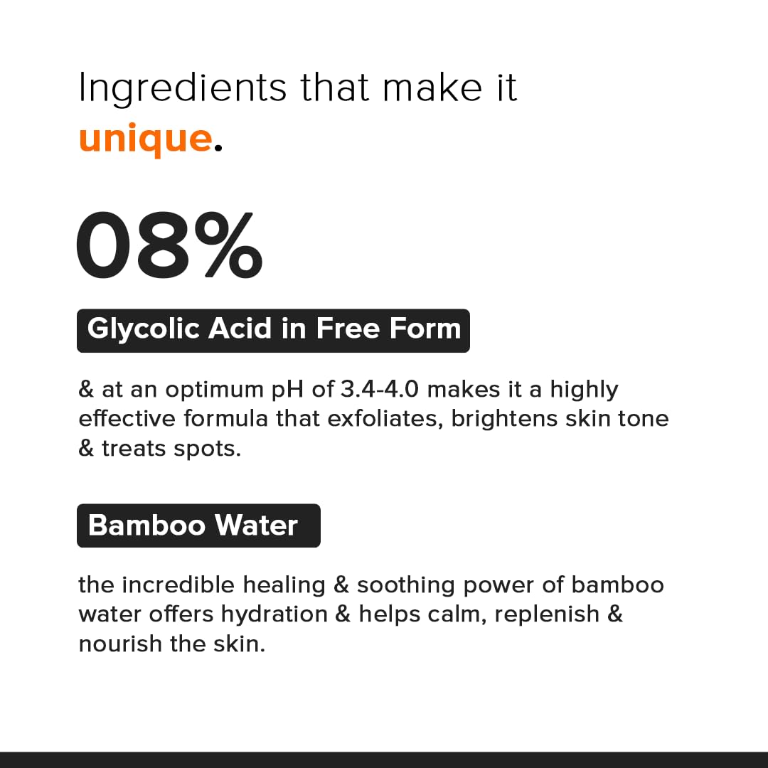 Application du tonique exfoliant sur la peau