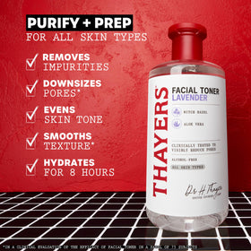 Application du tonique THAYERS sur une peau fraîchement rasée