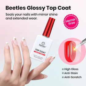 Application du vernis à ongles blanc sur des ongles