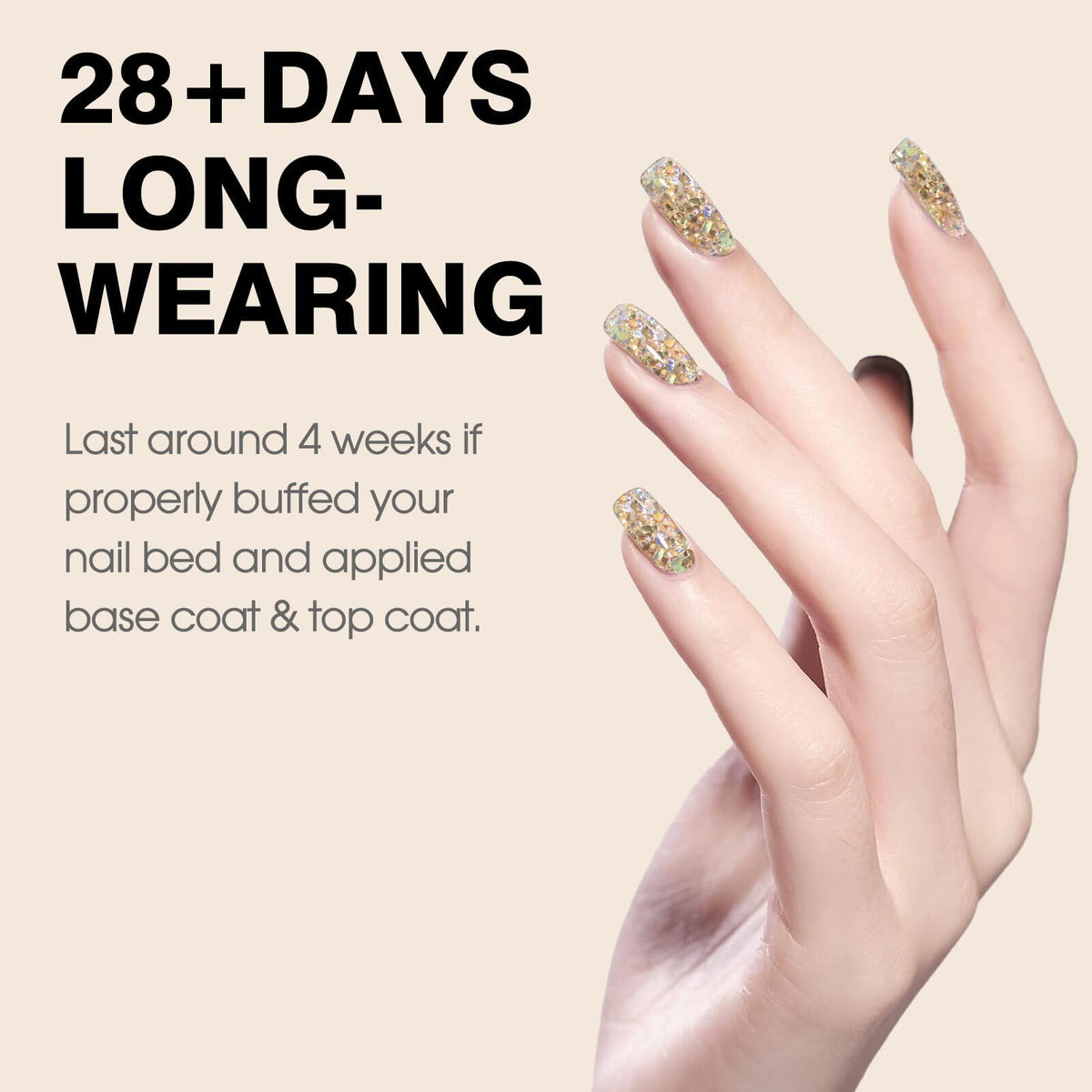 Application du vernis à ongles CANNI sur des ongles