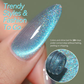 Application du vernis à ongles gel Born Pretty sur les ongles
