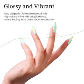 Application du vernis à ongles gel MAYCHAO sur des ongles