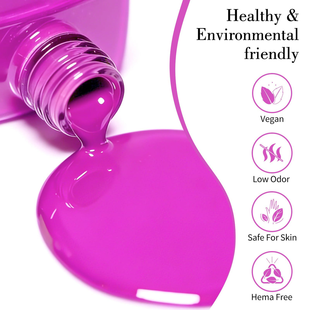 Application du vernis CANNI sur des ongles