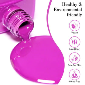 Application du vernis CANNI sur des ongles