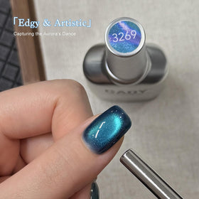 Application du vernis GAOY Cat Eye sur les ongles