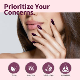 Application du vernis gel CANNI sur des ongles