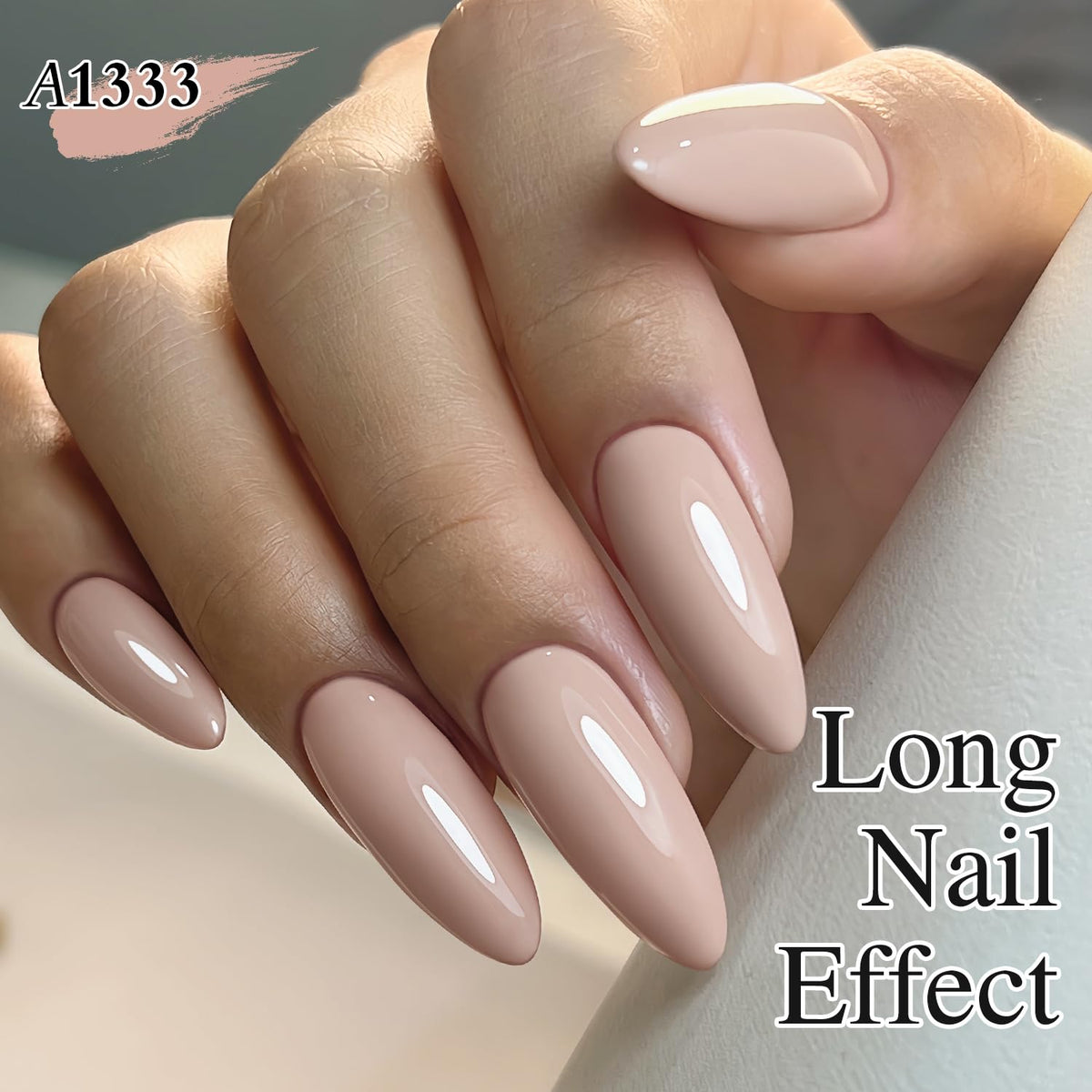 Application du vernis gel Double Rhythm sur des ongles