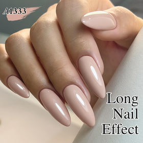 Application du vernis gel Double Rhythm sur des ongles