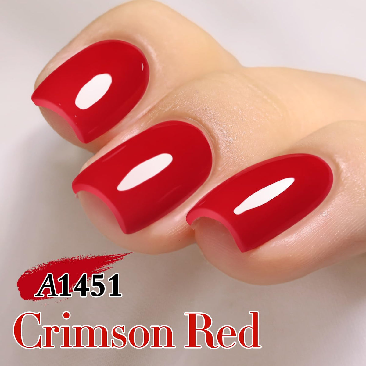 Application du vernis gel Double Rhythm sur des ongles
