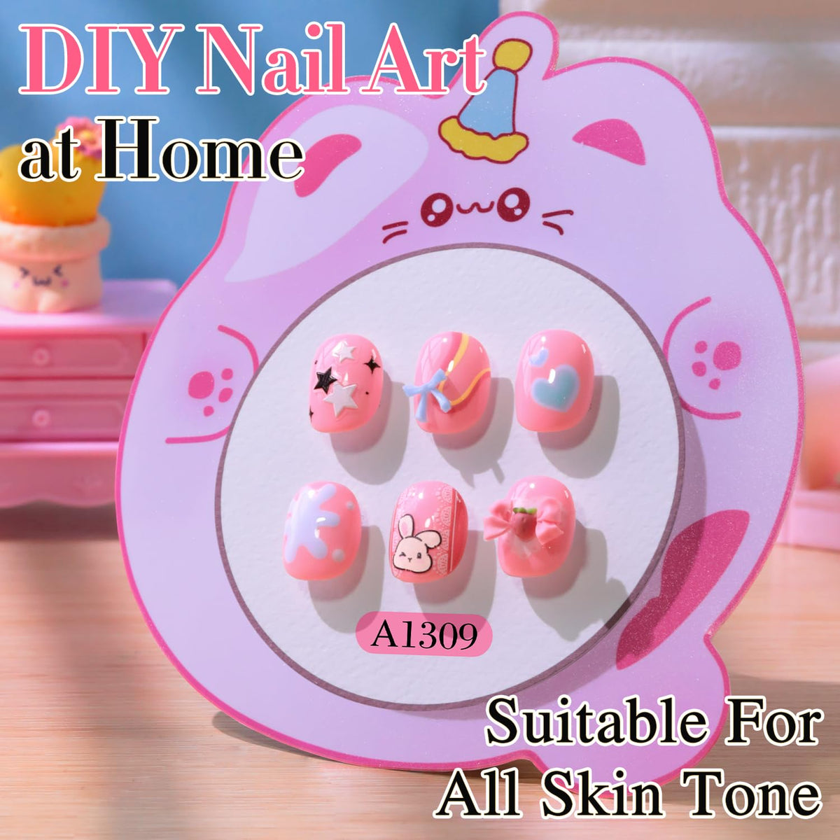 Application du vernis gel Double Rhythm sur les ongles