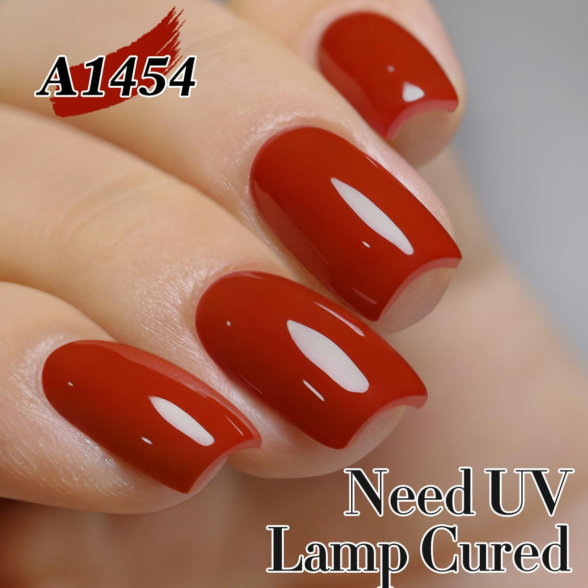Application du vernis gel Double Rhythm sur un ongle