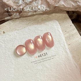Application du vernis gel GAOY avec effet Cat Eye