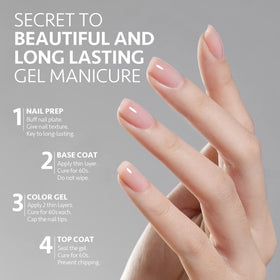Application du Vernis Gel GAOY avec lumière UV