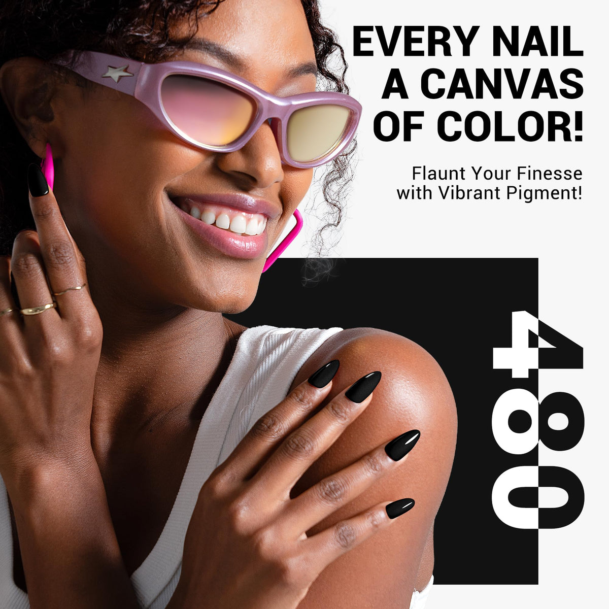 Application du vernis gel MelodySusie sur des ongles