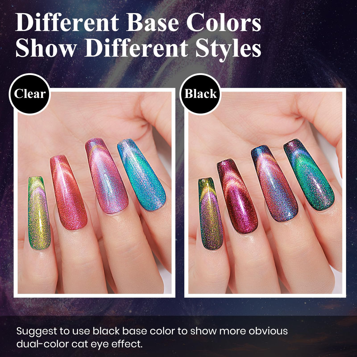 Application du vernis gel MIZHSE sur des ongles naturels