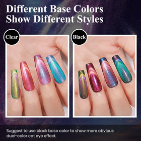 Application du vernis gel MIZHSE sur des ongles naturels