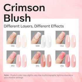 Application du vernis gel modelones sur des ongles avec pinceau intégré
