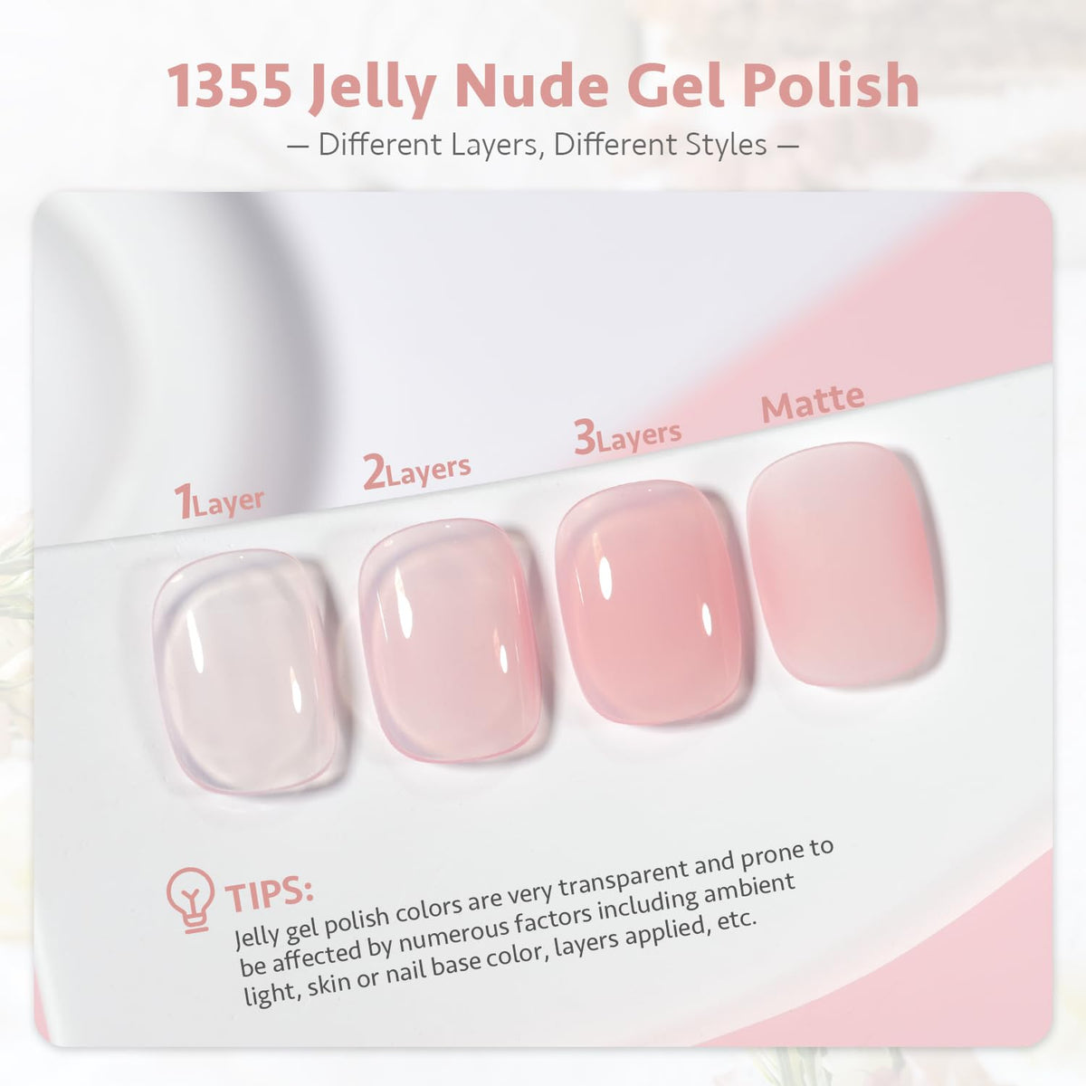 Application du vernis gel rose sur les ongles