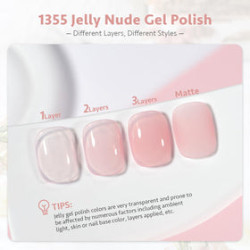 Application du vernis gel rose sur les ongles