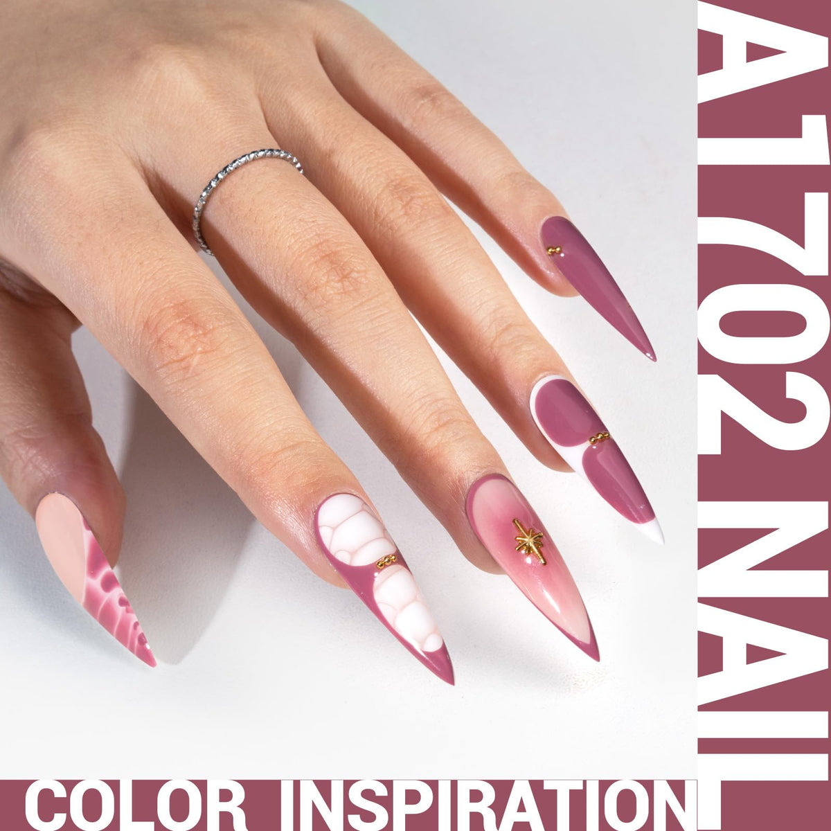 Application du vernis gel rouge MelodySusie sur des ongles