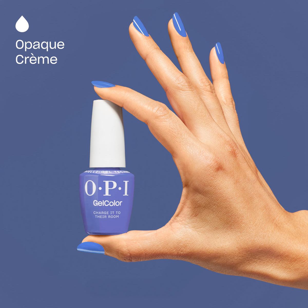 Application du vernis OPI GelColor sous lampe LED