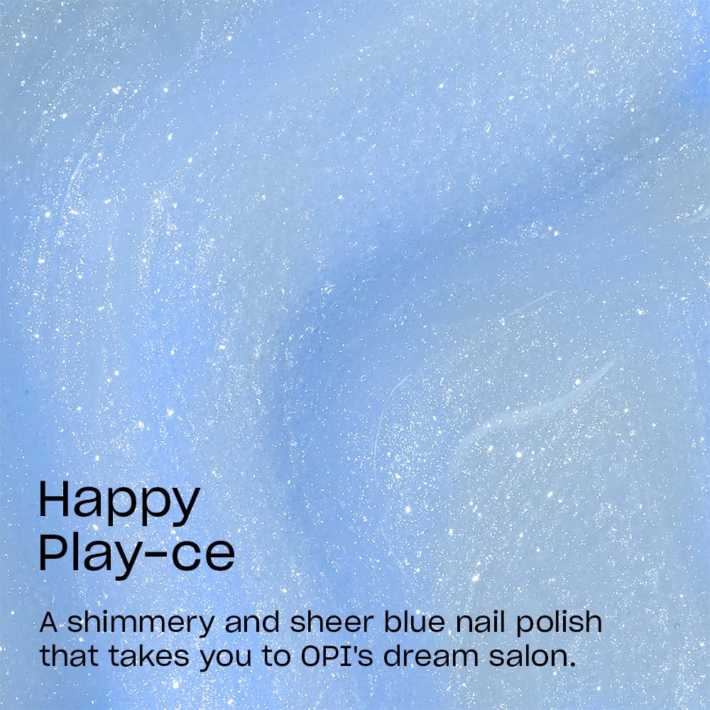 Application du vernis OPI Happy Play-ce sur des ongles