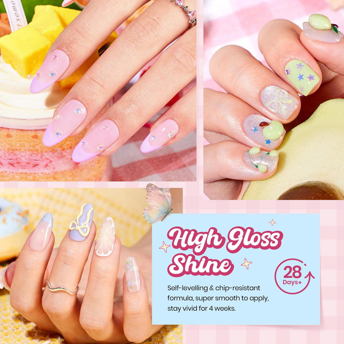 Application du vernis pastel Beetles sous une lampe UV