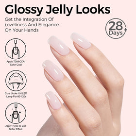 Application du vernis TOMICCA sur des ongles