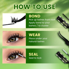 Application facile des cils avec la pince KEYYOU