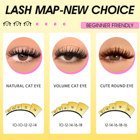 Application facile des cils avec le kit HEYWINK