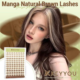Application facile des cils KEYYOU sur des cils naturels