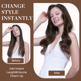 Application facile des extensions de cheveux GOO GOO