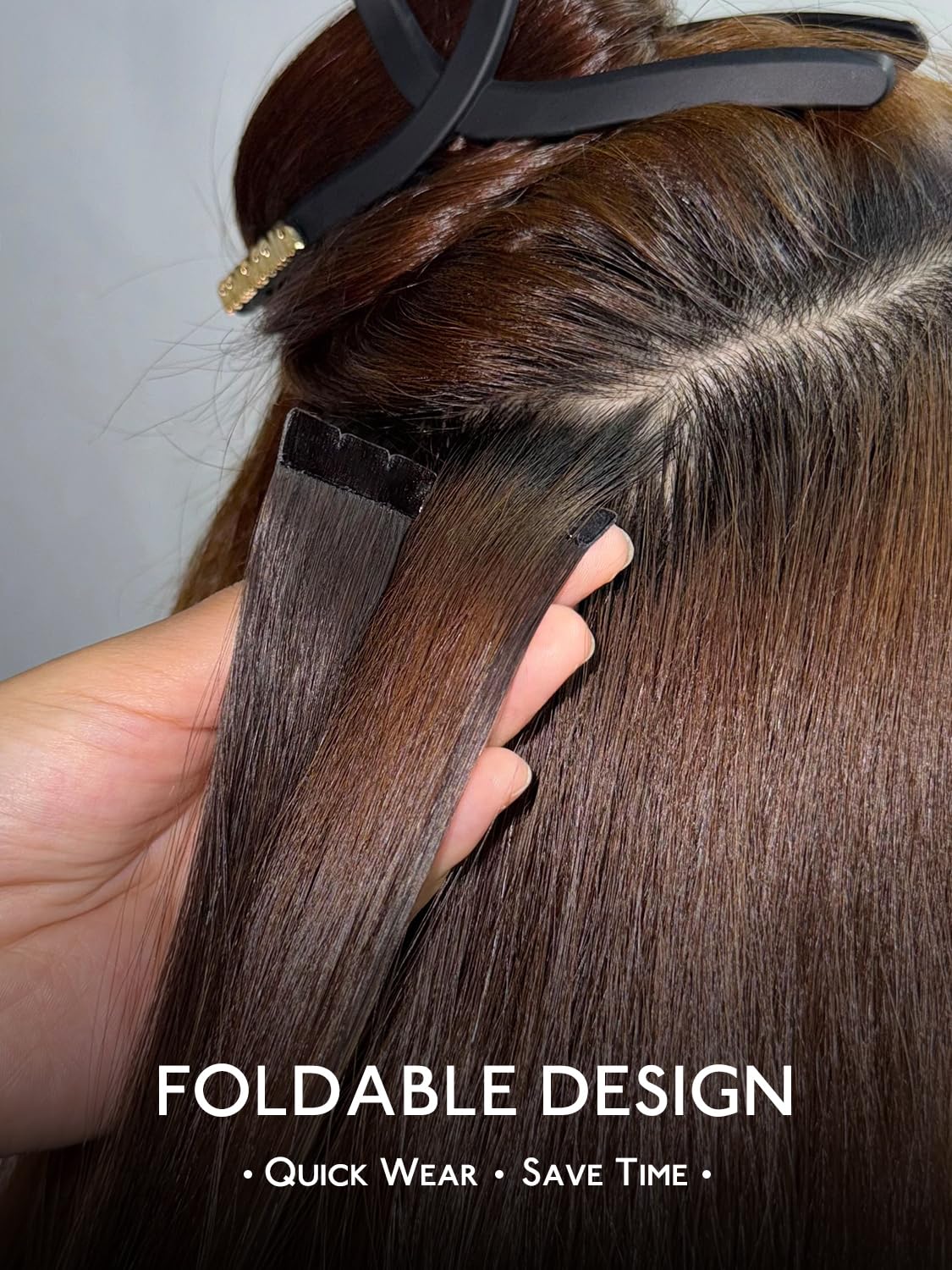 Application facile des extensions de cheveux mini tape Wennalife à domicile