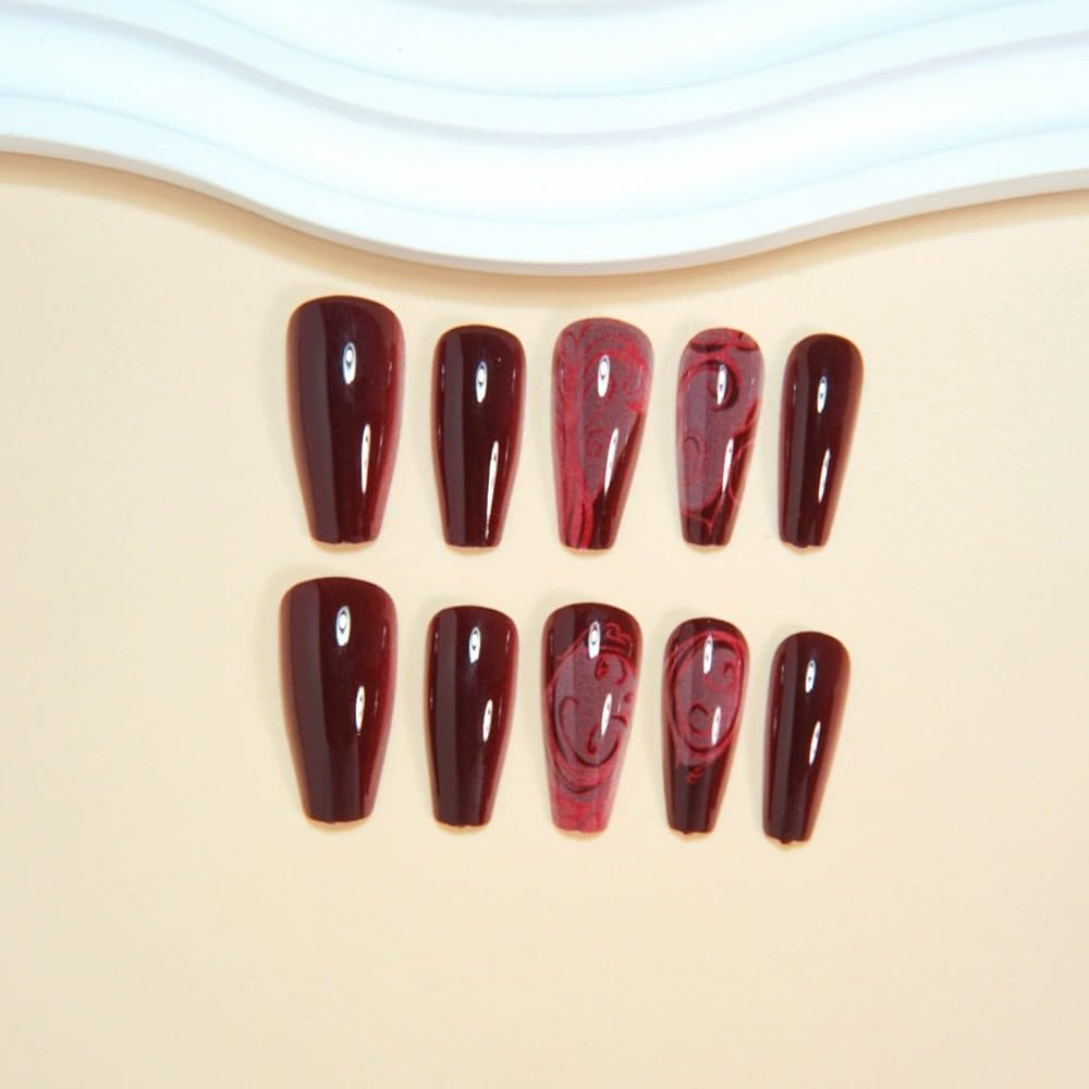 Application facile des faux ongles juggssa sur les mains