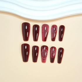 Application facile des faux ongles juggssa sur les mains