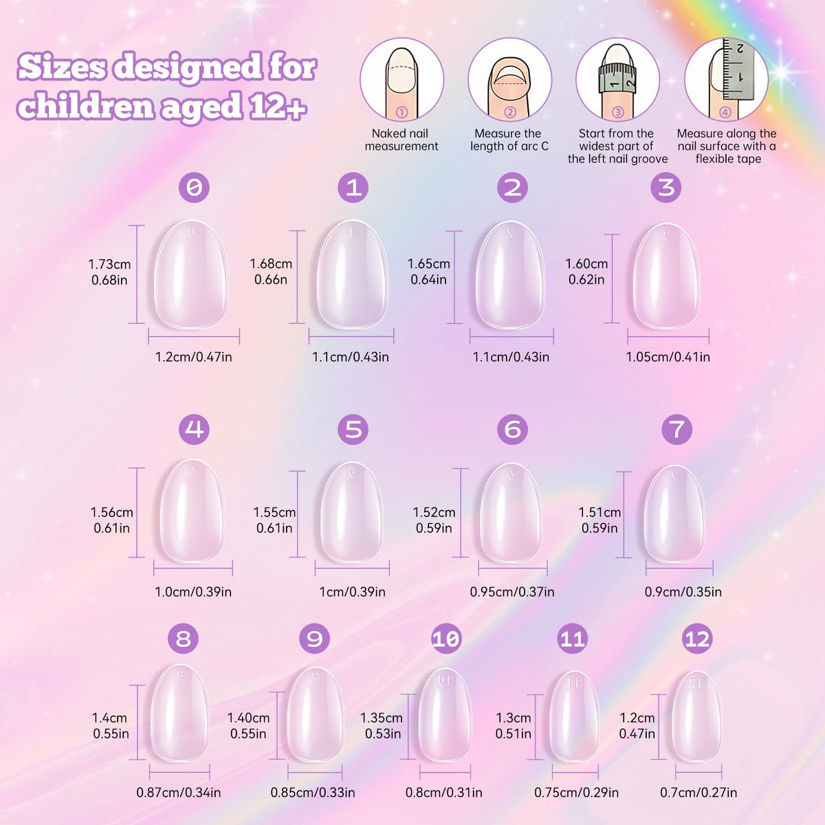 Application facile des faux ongles krofaue avec colle