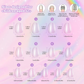 Application facile des faux ongles krofaue avec colle