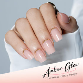 Application facile des faux ongles press on courts modelones