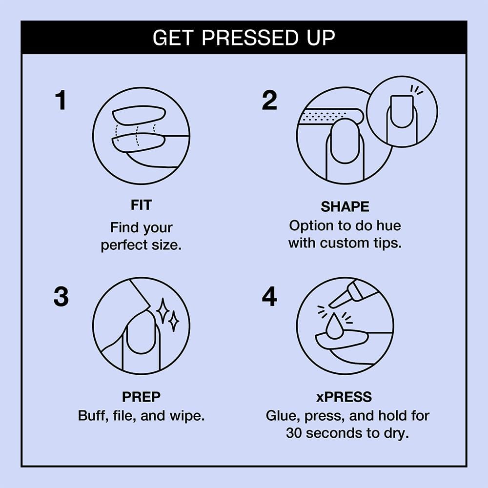 Application facile des ongles press-on OPI xPRESS/ON