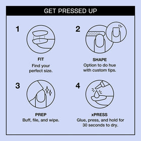 Application facile des ongles press-on OPI xPRESS/ON