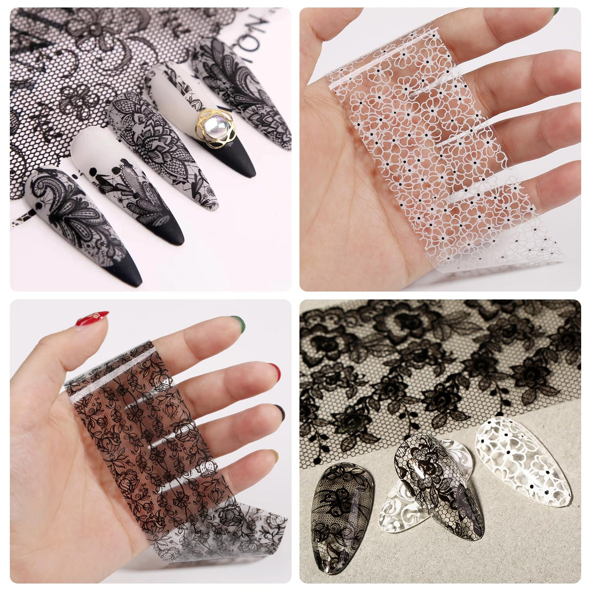 Application facile du rouleau de transfert sur des ongles en gel