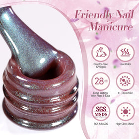 Application facile du vernis gel magnétique sur les ongles