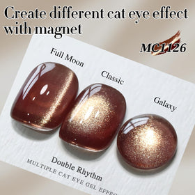 Application familiale du vernis gel Cat Eye