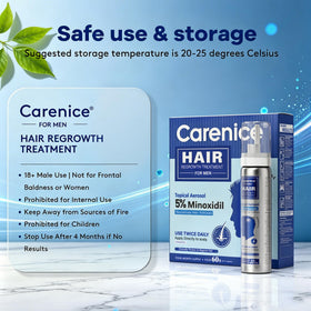 Application quotidienne de mousse Minoxidil sur la barbe