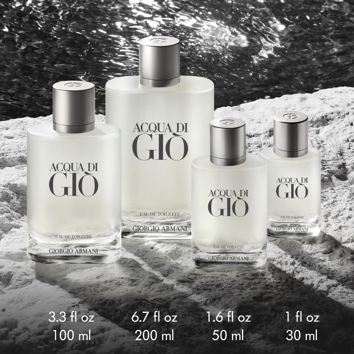 Appliquer Armani Acqua di Giò sur le poignet