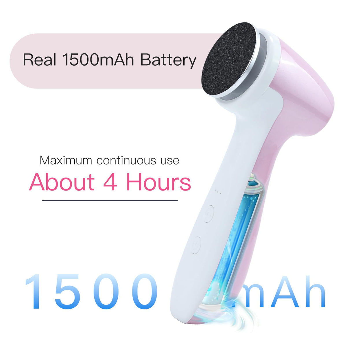 APRELM E7 appareil de gommage des callosités avec son chargeur
