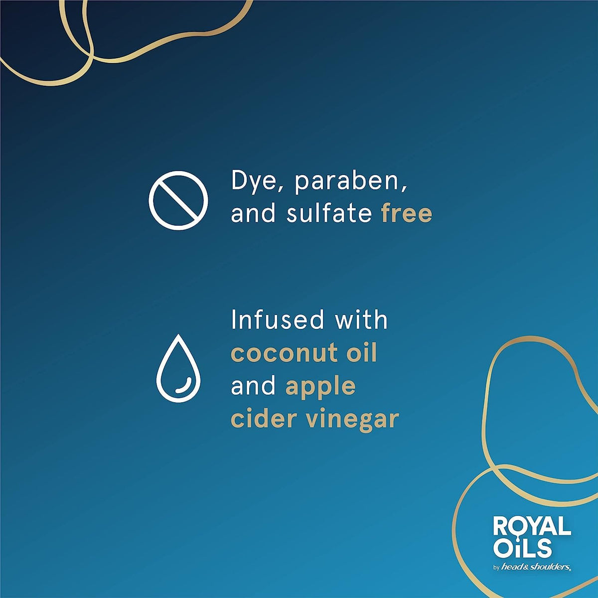 Après-shampooing Head & Shoulders Royal Oils avec texture crémeuse