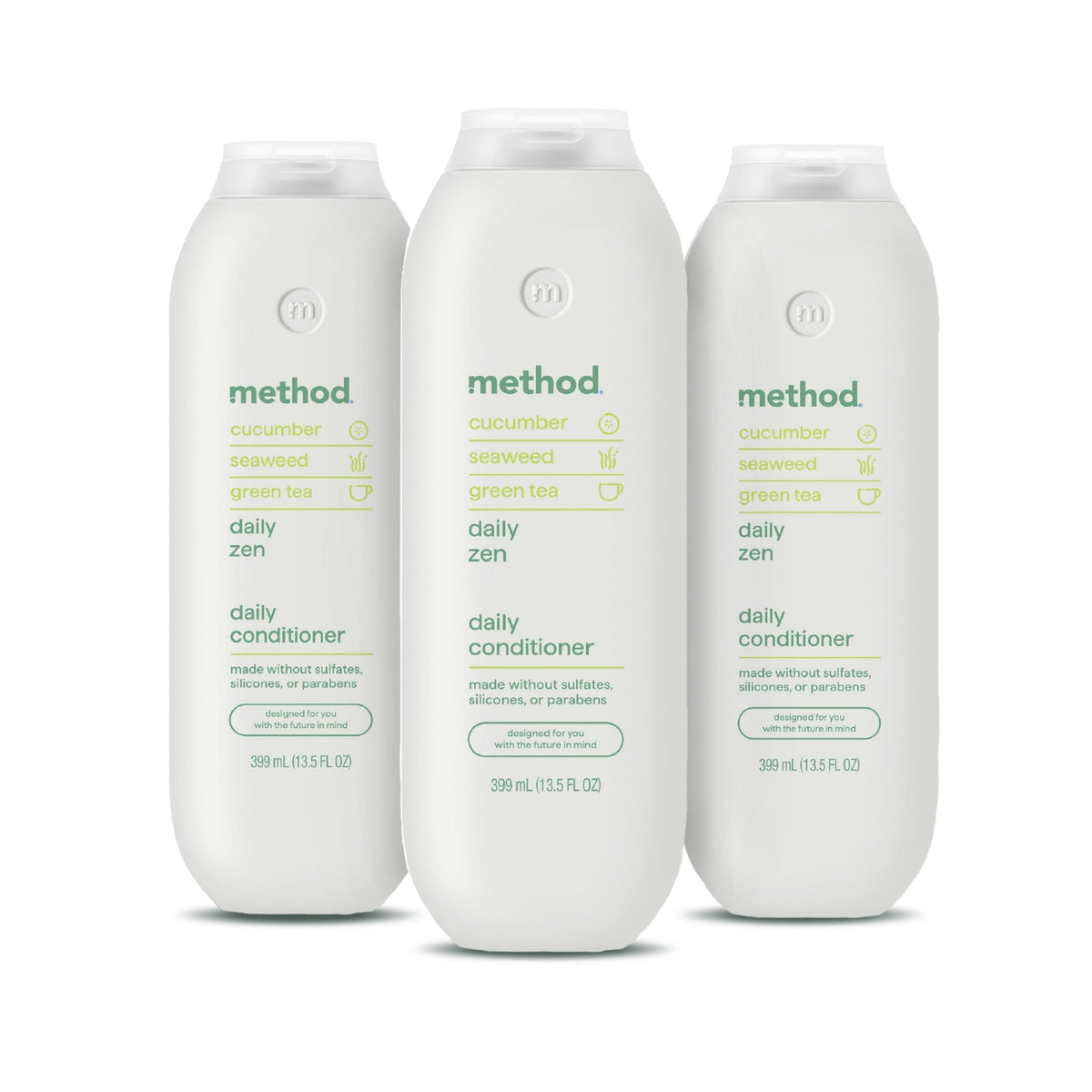Après-shampooing Method Daily Zen 3 pack, vue de face