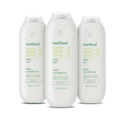 Après-shampooing Method Daily Zen 3 pack, vue de face