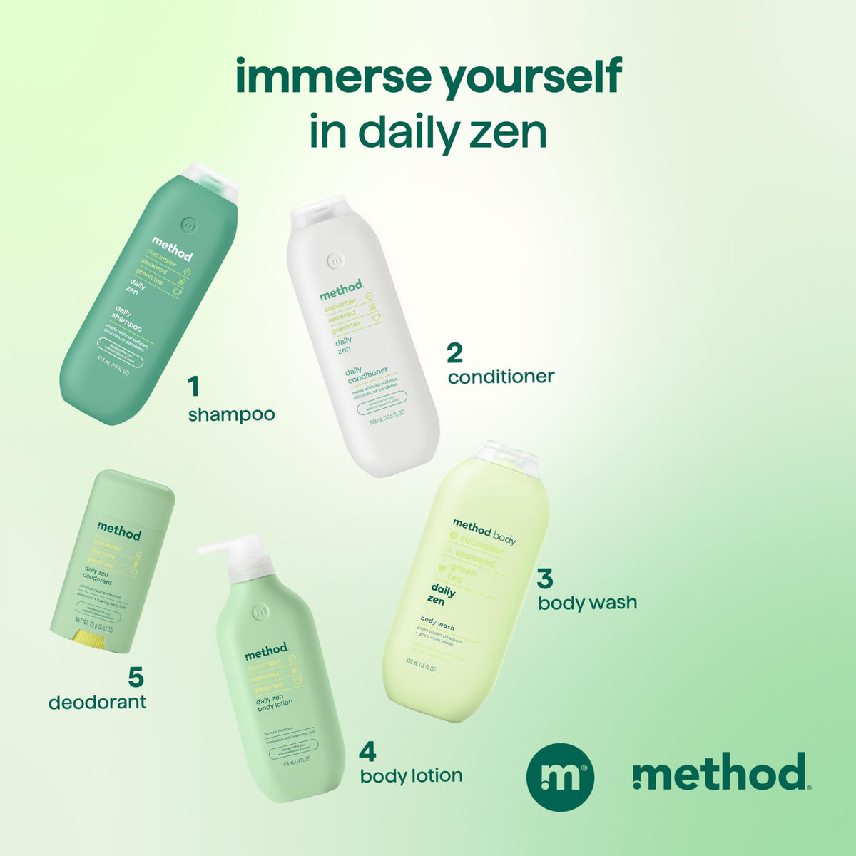 Après-shampooing Method Daily Zen avec des algues marines